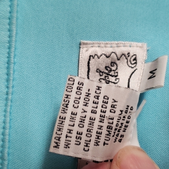 𝅺LIVE A little women's jacket size medium blue - Picture 3 of 6